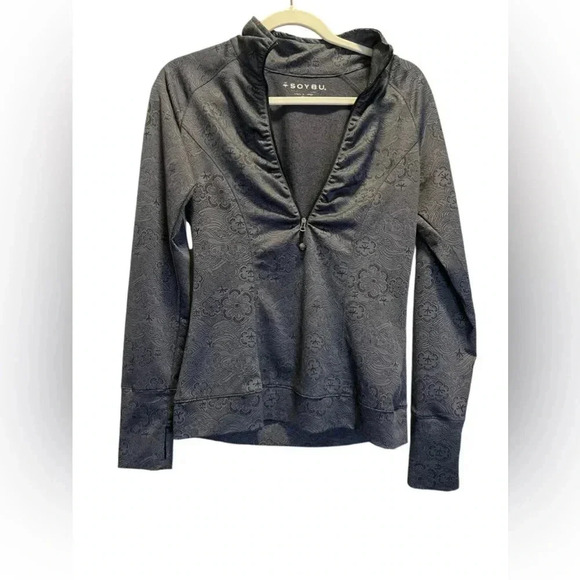 Soybu pullover half zip athletic lightweight fitted sweatshirt - Picture 1 of 5